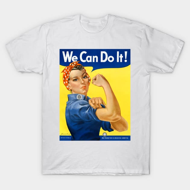 We Can Do It! Rosie the Riveter Vintage WPA T-Shirt by vintagetreasure
